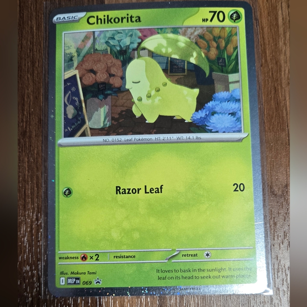 Pokémon Card Perfect Order Promo - Chikorita